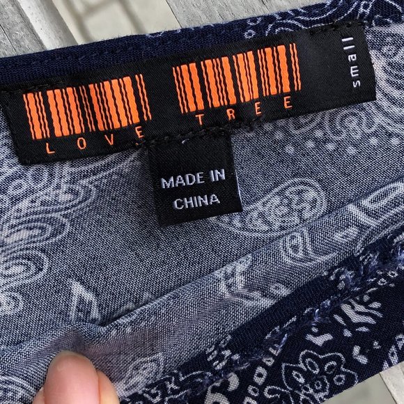 Love Tree Beachy Cottagecore Paisley Boho Hippie Jogger Jumpsuit Festival - Picture 4 of 13